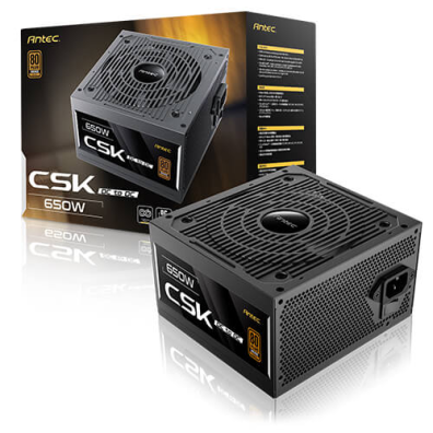 Fuente de Alimentación 650W 80+ Bronze Antec - Color Negro