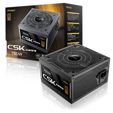 Antec - SIGNATURE CSK750DC EC unidad de fuente de alimentación 750 W 20+4 pin ATX ATX