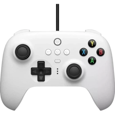 Gamepad 8BitDo Ultimate Wired Blanco Xbox y PC - Mando Compatible