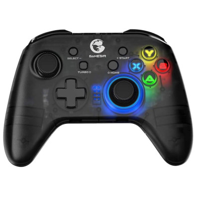 Gamepad GameSir T4 Pro para Switch/PC/iOS/Android con Soporte para Teléfono Móvil - Negro
