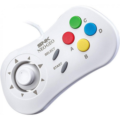 Gamepad Neo Geo Mini Blanco