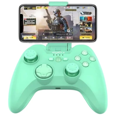 Gamepad Mando PXN-6603 Bluetooth Verde para iOS