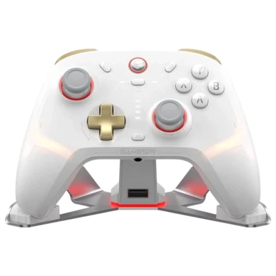 Mando GameSir Cyclone 2 Daybreak Blanco con soporte para Nintendo Switch/PC/Smartphones