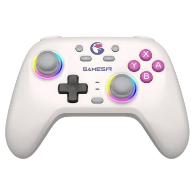 Mando GameSir T4n Nova Blanco para Nintendo Switch, PC, Smartphone, Tablet, iOS, Android TV
