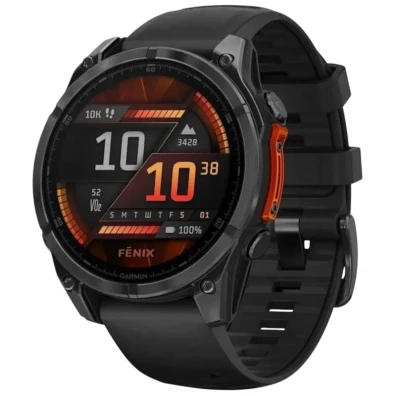 Garmin Fenix 8 - Smartwatch AMOLED 47mm Acero Negro