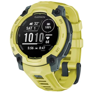 Reloj Inteligente Garmin Instinct E 45mm Amarillo con Correa Amarilla GPS