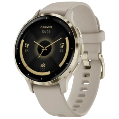 Garmin Venu 3S Beige Dorado - Reloj inteligente
