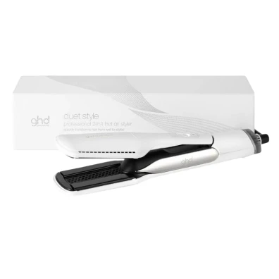 Plancha de Pelo GHD Duet Style Blanco - Accesorio de Cabello de Marca GHD
