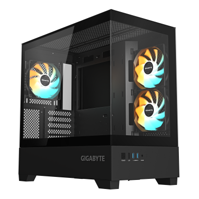 GIGABYTE AORUS Panoramic Black C201 - Caja Semitorre