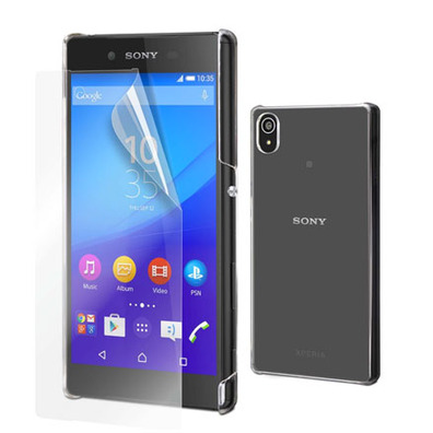 Carcasa Transparente + Cristal Templado Sony Xperia Z5 Premium Made for Xperia