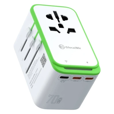 Adaptador de Viaje GlocalMe Roamplug 4G WiFi 4 en 1