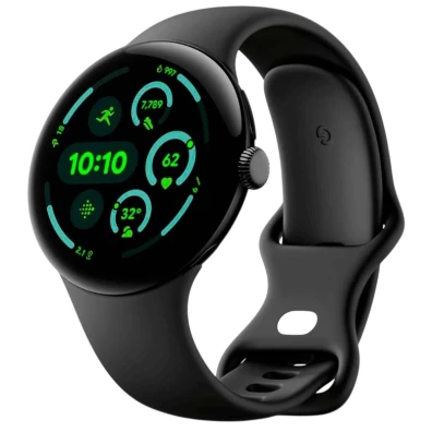 Pixel Watch 3/45mm/Wifi Black/Black