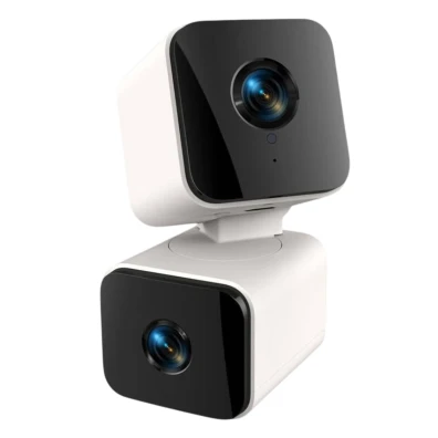 Gosund PC12 Blanco, Cámara de Vigilancia con Lente Dual 4MP y WiFi