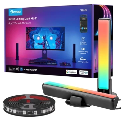 Tira LED + Barra de Luz LED Govee H6608 PC Monitor Pro Kit