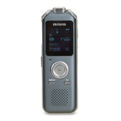 Grabadora de Voz AIWA DVR-M700 16GB 275h LCD Radio MicroSD Batería Litio