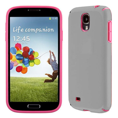 Funda CandyShell para Samsung Galaxy S4 Blanco-Gris