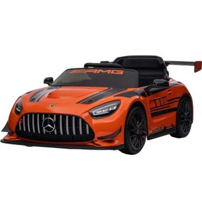 Coche eléctrico para niños Mercedes AMG GT3 Naranja
