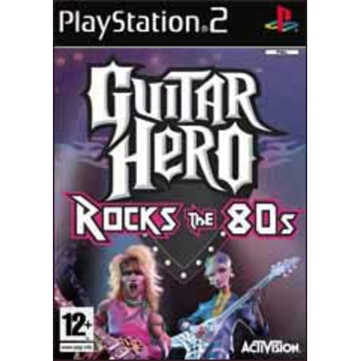 Guitar Hero: Rocks the 80s PS2 + Guitarra