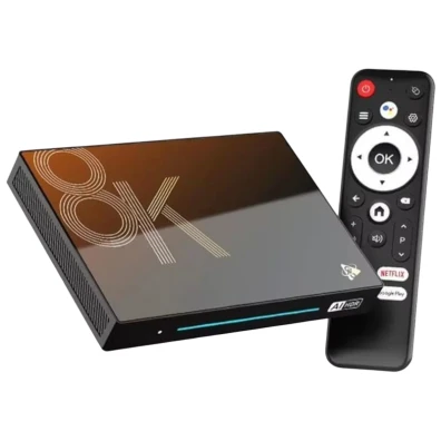 Tv Box Android H96 MAX M9S 8K RK3576 4GB/32GB Wifi 6 Negro