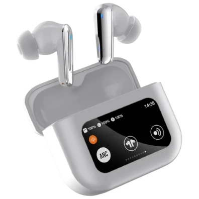 Auriculares HBQ YYK-Q30 ANC LCD Plata - Mejora tu experiencia musical con estos auriculares ANC LCD en color plata