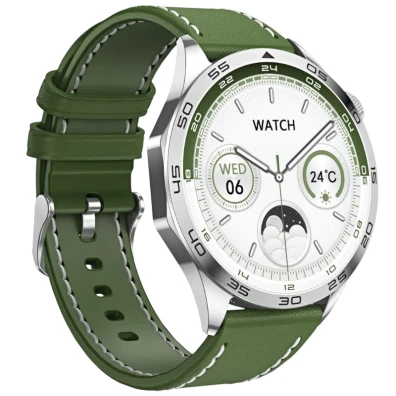 Reloj inteligente DT NO.1 HD GT4 Verde con pantalla AMOLED de 1.43 pulgadas