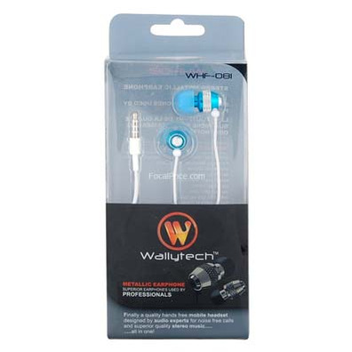 Auriculares Metálicos In-ear con micrófono (Azul) - iPhone 3G/3G