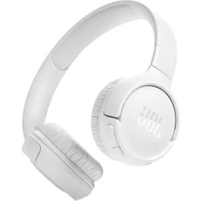 HEADSET BLUETOOTH JBL TUNE 520BT WH BLANCO - Auriculares Ligeros Plegables - Batería 57h