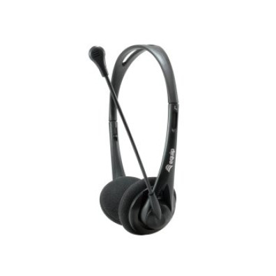 Headset Equip Life Jack 3.5mm Conexión 1 o 2 Microfono Flexible Control Volumen y Mute