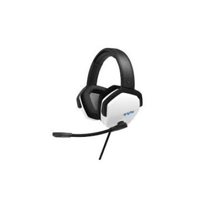 Headset Gaming Energy Sistem ESG 4 Blanco Sorround 7.1 Azul Bajos Profundos Micrófono Boom