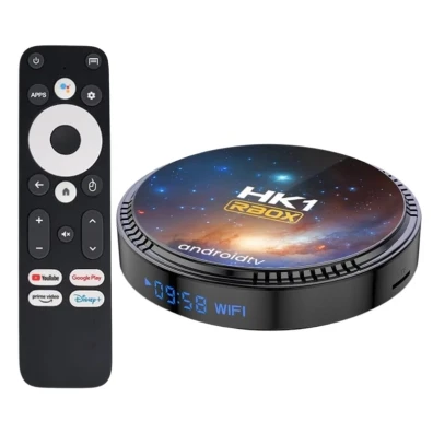 Tv Box Android HK1 Rbox W2T S905W2 4GB/64GB Negro