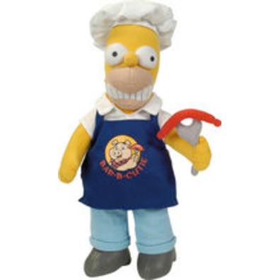 Peluche Homer Simpson BBQ 28cm