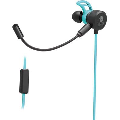 Hori Gaming Earbuds Pro Azul/Rojo Neon