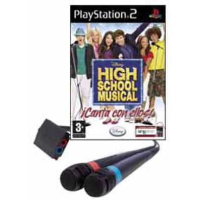High School Musical + 2 Micrófonos PS2