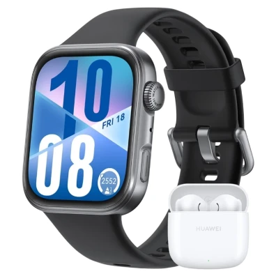 Huawei Watch Fit 4 Negro + FreeBuds SE 2 Blanco