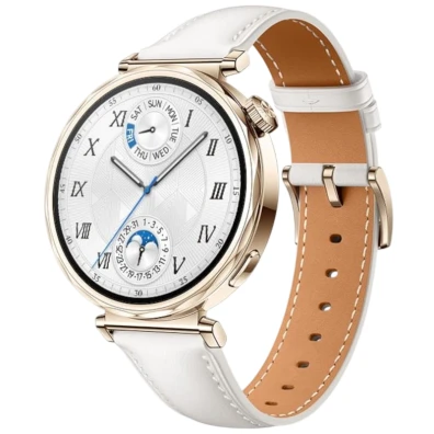 Huawei Watch GT5 41mm GPS Correa de Cuero Blanco - Reloj Inteligente