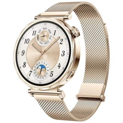 Reloj Inteligente Huawei Watch GT5 41mm GPS Correa Milanesa Dorada