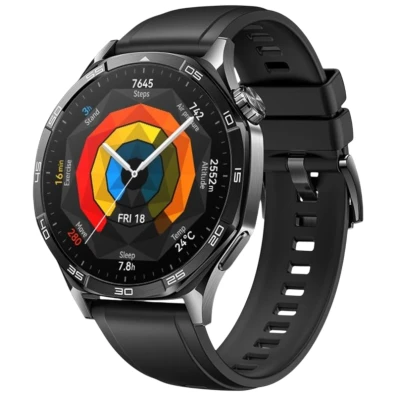 Huawei Watch GT5 46mm GPS Negro Correa Fluoroelastómero - Reloj Inteligente