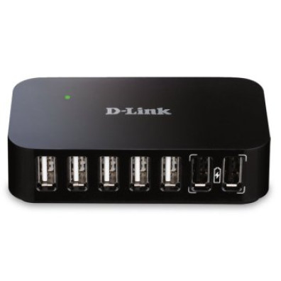 HUB USB D-LINK DUB-H7 2.0 con 7 puertos USB-A 2.0