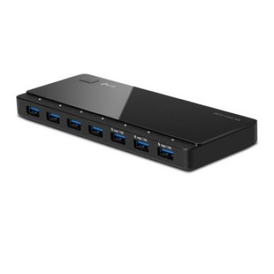HUB USB 3.0 TP-LINK UH700 - 7 Puertos USB 3.0 Diseño de Escritorio con Adaptador de Corriente