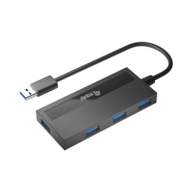 HUB USB-C 3.2 EQUIP LIFE con Adaptador USB-C y 4 Puertos USB 3.2