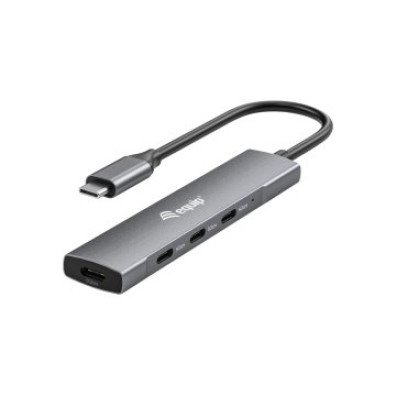 HUB USB-C EQUIP LIFE Gen1 con 4 Puertos USB-C
