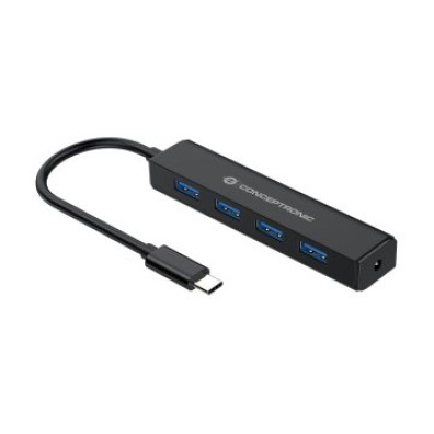 HUB USB Type C CONCEPTRONIC con 4 Puertos USB 3.0 Tipo A