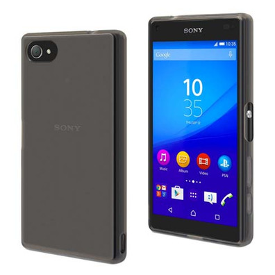 Funda Minigel Transparente Humo Sony Xperia Z5 Compact