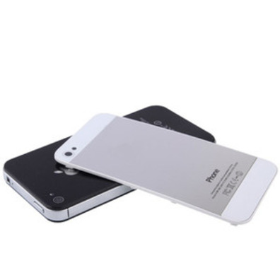 Carcasa trasera iPhone 4S (estilo iPhone 5) Blanco