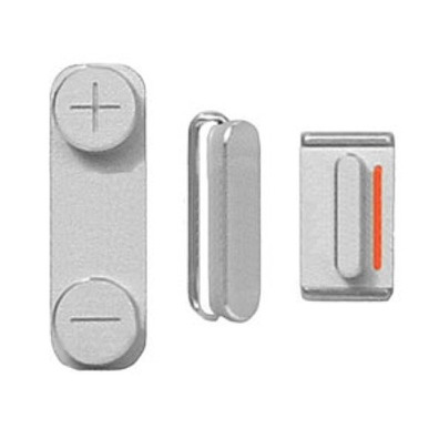 Repuesto Button Set iPhone 5 Plata