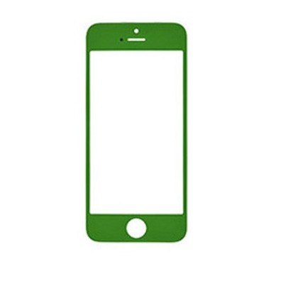 Cristal frontal iPhone 5/5S/5C/SE Verde