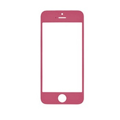 Cristal frontal iPhone 5/5S/5C/SE Rosa