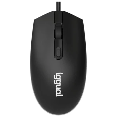 Ratón Iggual IGG317624 USB 1600 DPI Negro