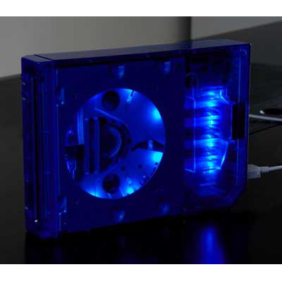 Carcasa II-Case Crystal Blue con LEDs Wii