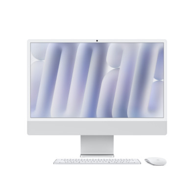 iMAC APPLE 24'' RETINA 4.5K M4 8CORE+GPU 8CORE 16GB 256GB SILVER